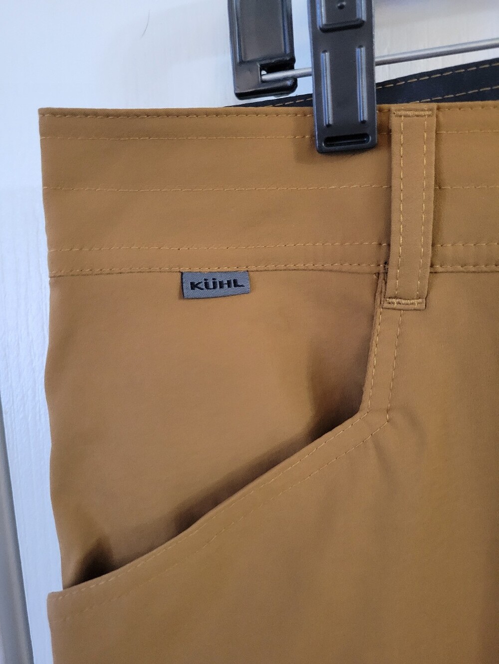 KÜHL Renegade Rock Pants Men's 36x30 Tapered Hiking Climbing Khaki Tan - Picture 2 of 14